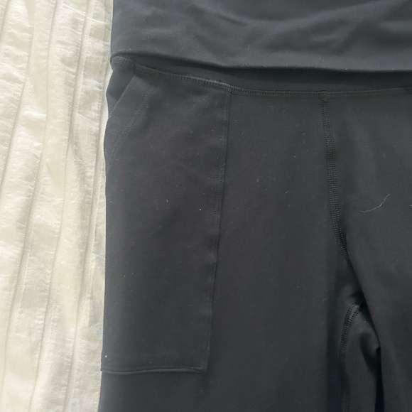 Aerie Offline Fold Over Flare Leggings - Picture 2 of 3